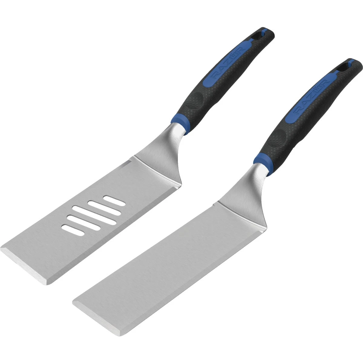 Two Piece Griddle Spatula Set with Stainless Steel Blades