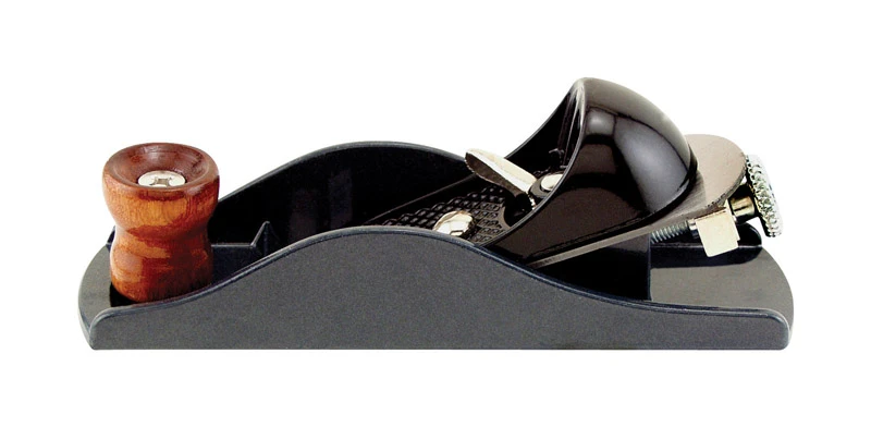 7 In. Adjustable Block Plane With 1-5/8 In. Cutter, Cast Iron Body