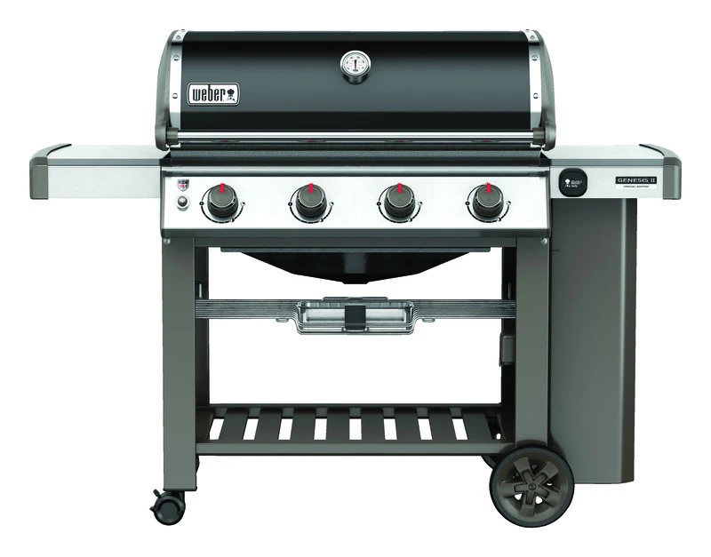 Genesis Ii Se-410 Premium 4-burner Natural Gas Grill, 48,000 Btu, Black