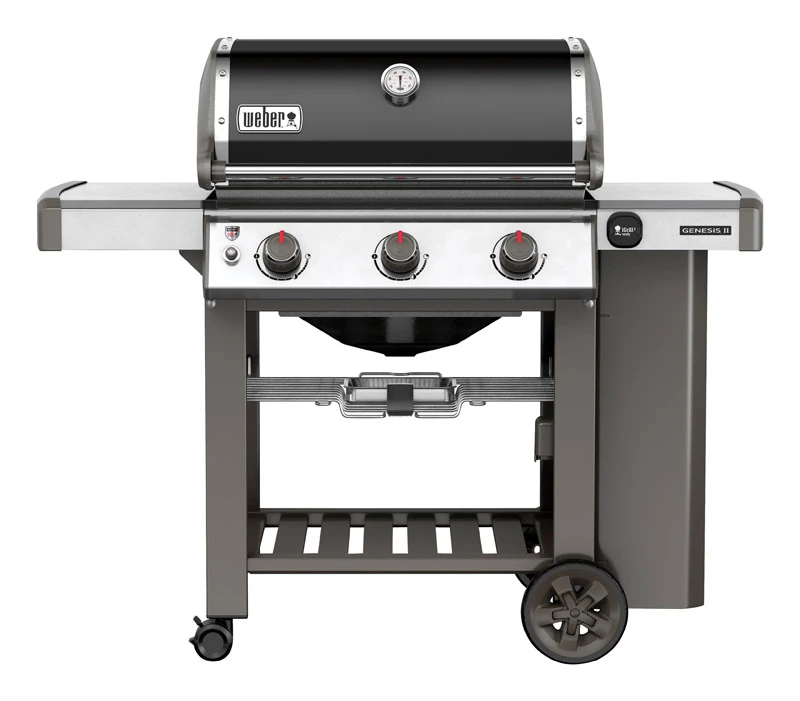 Weber Genesis Second Edition SE-310 Three-Burner Liquid Propane Gas Grill 37,500 BTU Black