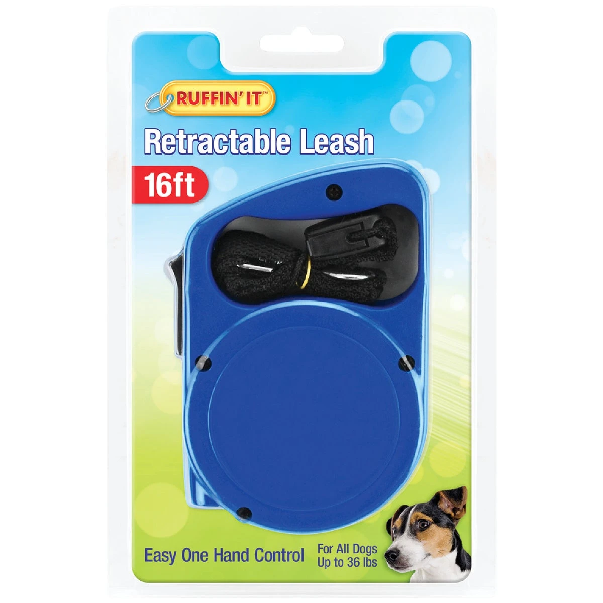 Small to Medium Size Retractable Dog Leash with Durable Nylon Tape and Comfortable Handle