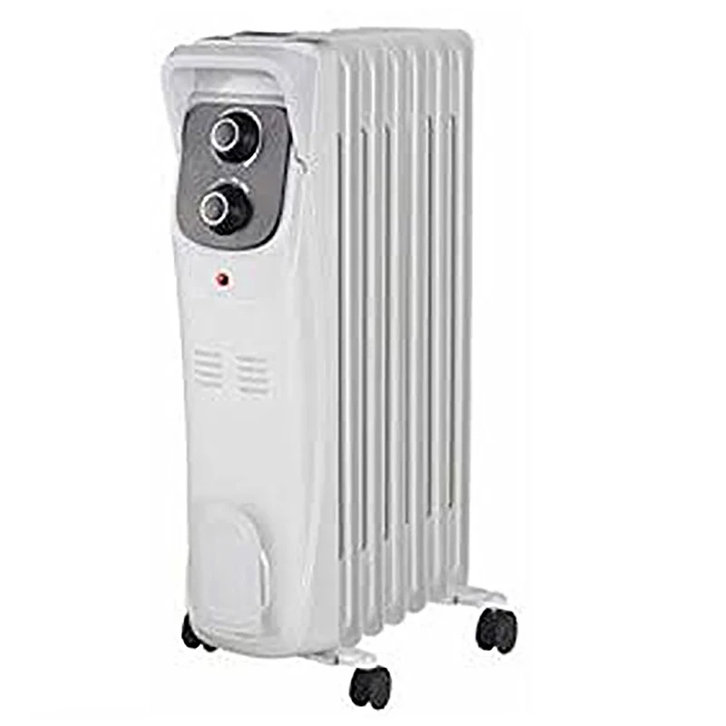 Deluxe Oil-filled Radiator Heater, 5120 Btu, Adjustable Thermostat, 150 Sq Ft
