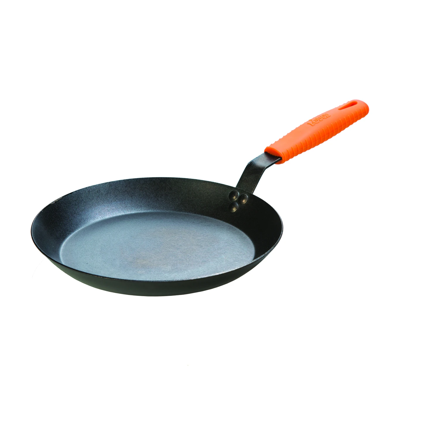 12 In. Seasoned Carbon Steel Skillet With Silicone Handle Holder