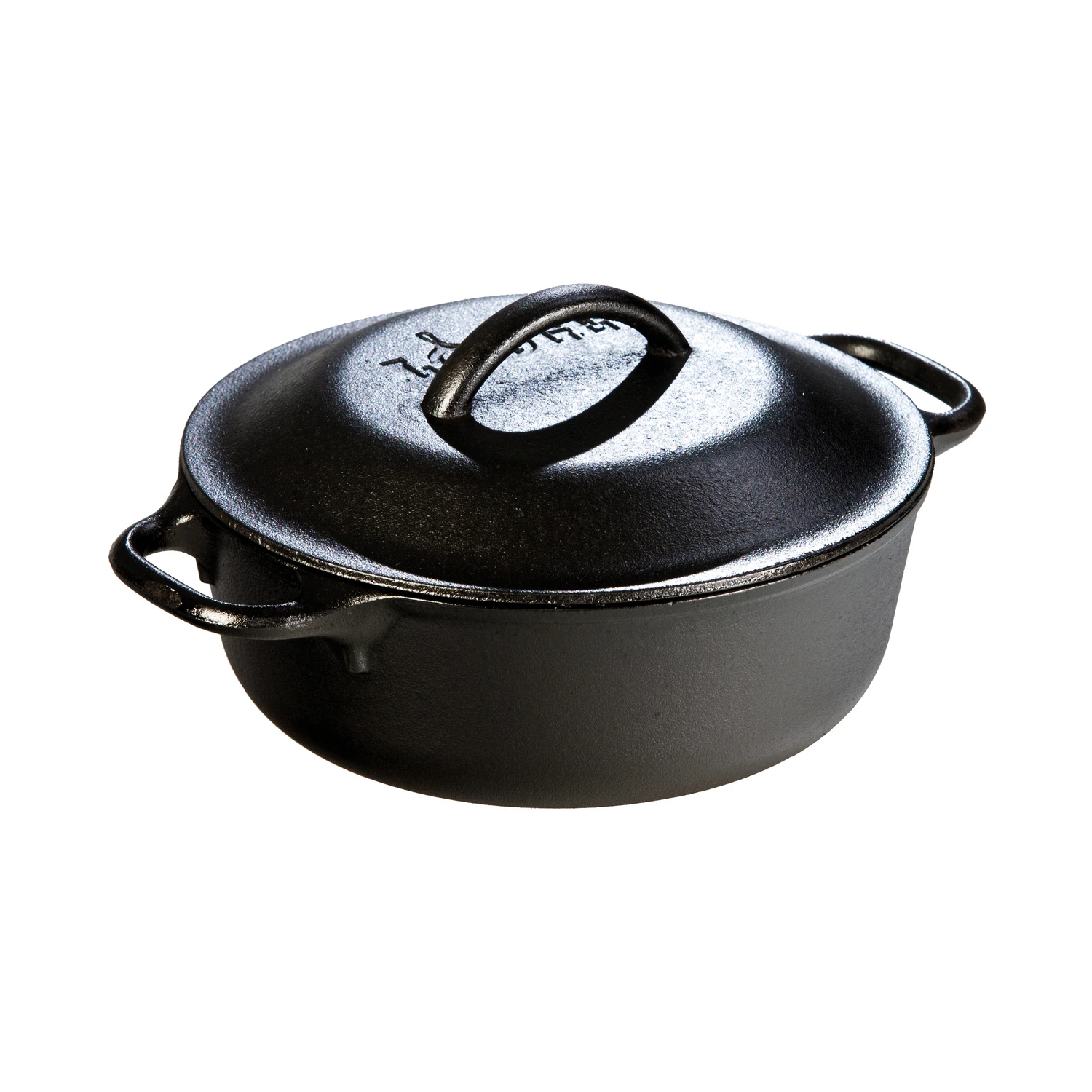 2 Quart Cast Iron Serving Pot Dutch Oven With Cover - Model L2sp3