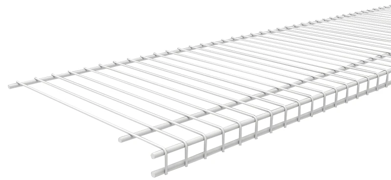 Superslide 12 Ft. W. X 12 In. D. Ventilated Closet Shelf, White