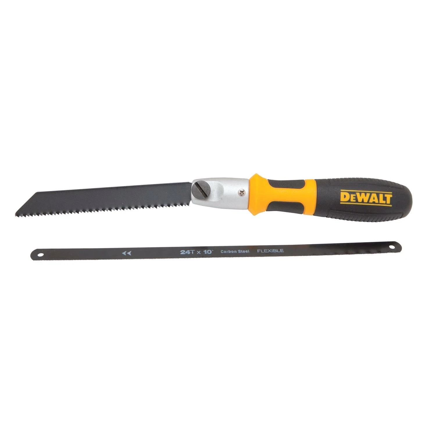 Multi-Purpose Hand Saw with Two Replacement Blades for Versatile Cutting