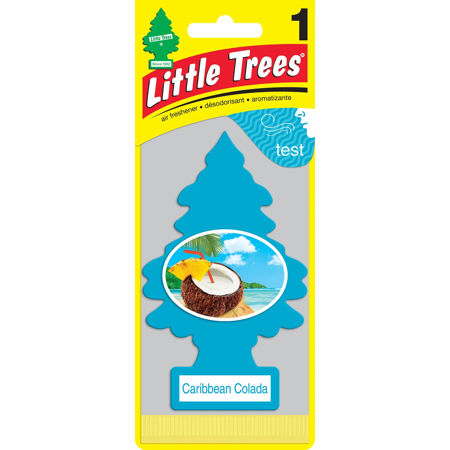 Car Air Freshener, Caribbean Colada