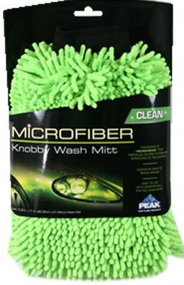 Knobby Microfiber Car Wash Mitt for Gentle and Effective Vehicle Cleaning