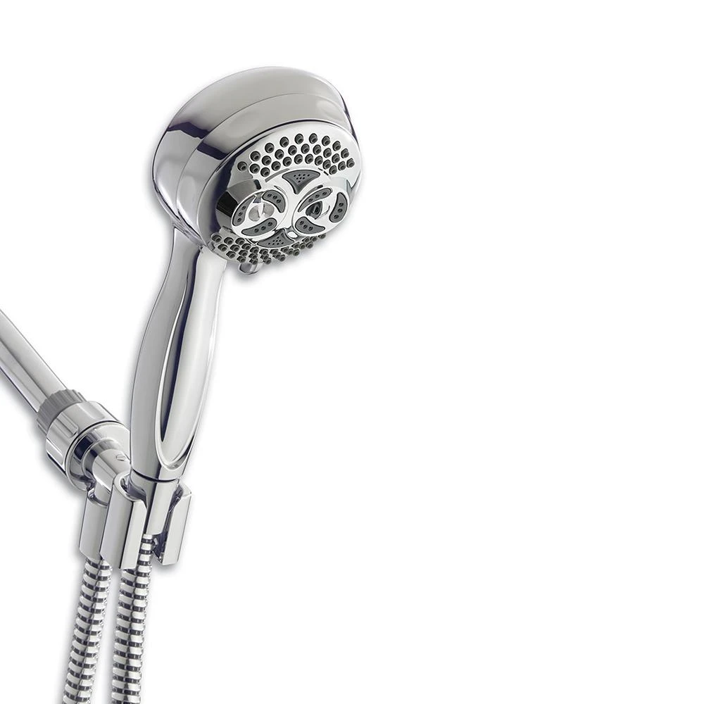 Twin Turbo 6-spray Handheld Shower Head, 1.8 Gpm, Chrome Finish