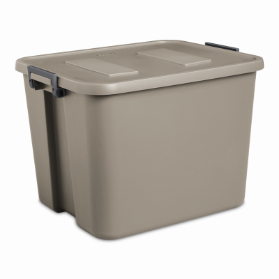 Latch Tote, Cement Color, 20-Gallons