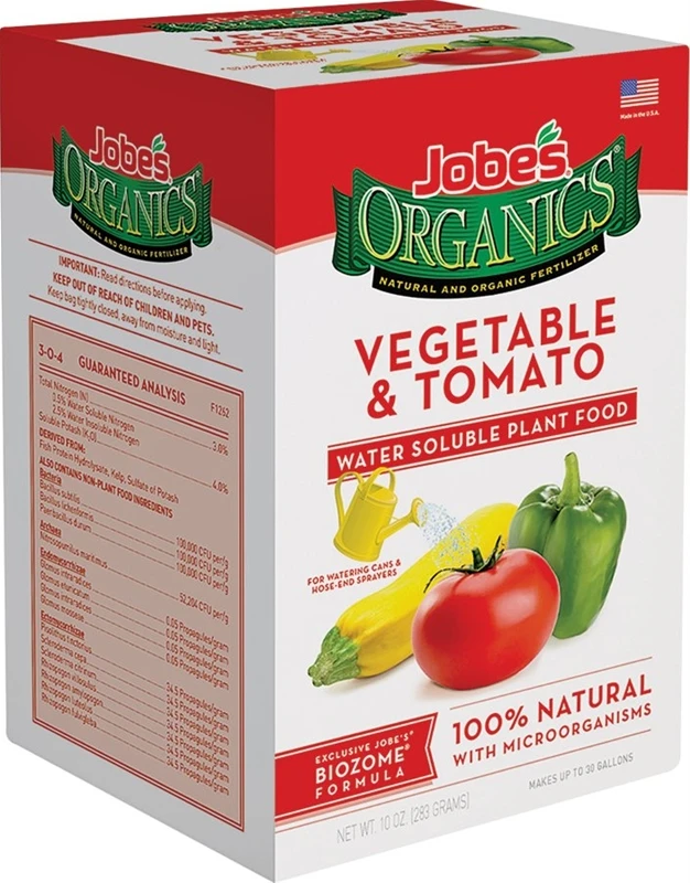 Organic Water Soluble Vegetable and Tomato Fertilizer, 10 Ounce Bottle