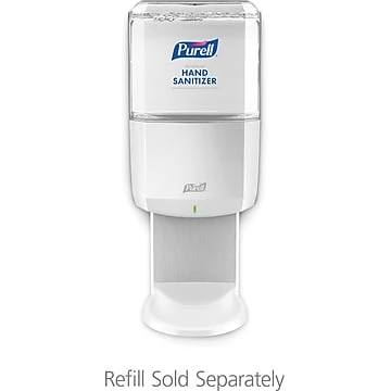 Es6 Touch-free Hand Sanitizer Dispenser, White, For 1200 Ml Refills
