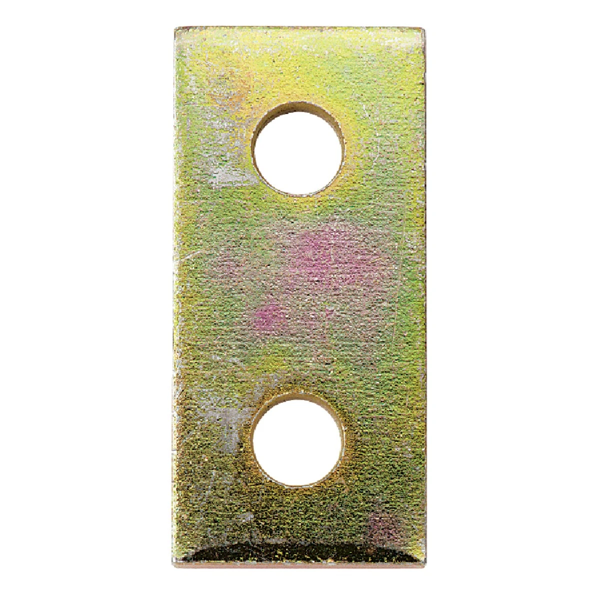 3-1/2 Inch Flat Goldgalv Electroplated Zinc Bracket With 2 Holes