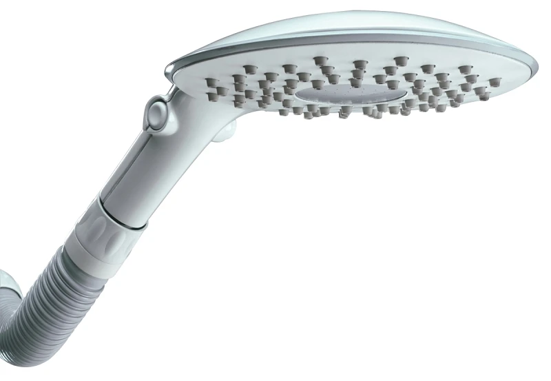 Rainfall White Showerhead With 2 Settings And 1.8 Gpm Flow Rate