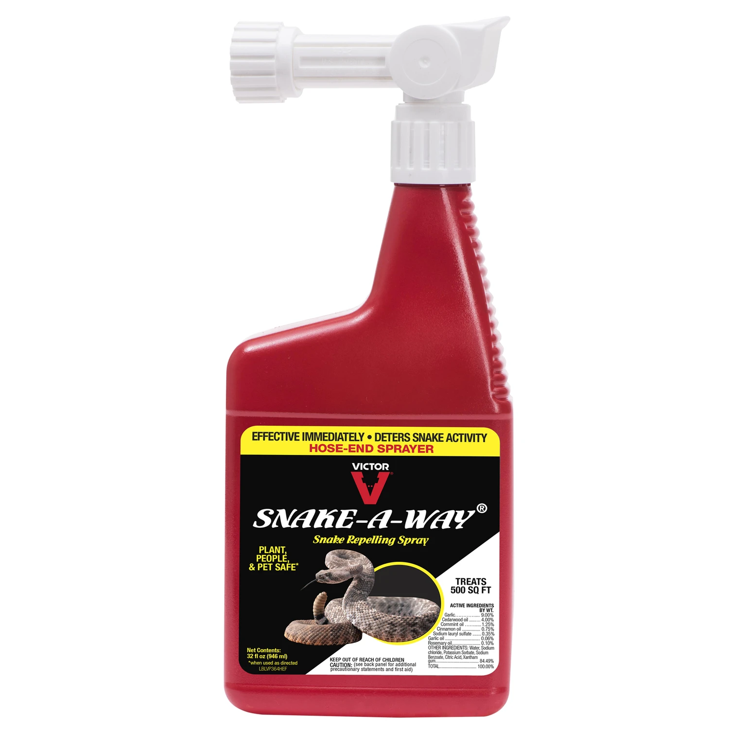 Snake-a-way Animal Repellent Liquid For Snakes 32 Oz Hose-end Spray