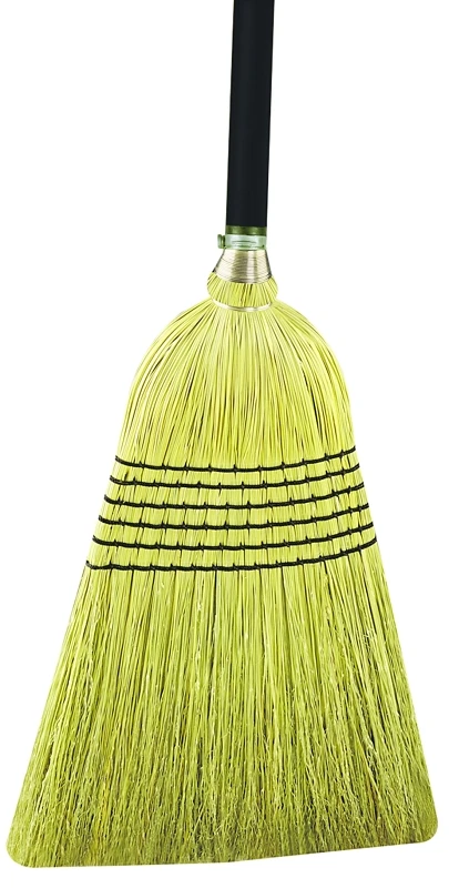 Professional Hurl Corn Broom With Metal Handle, 40" Length, 10 Year Warranty