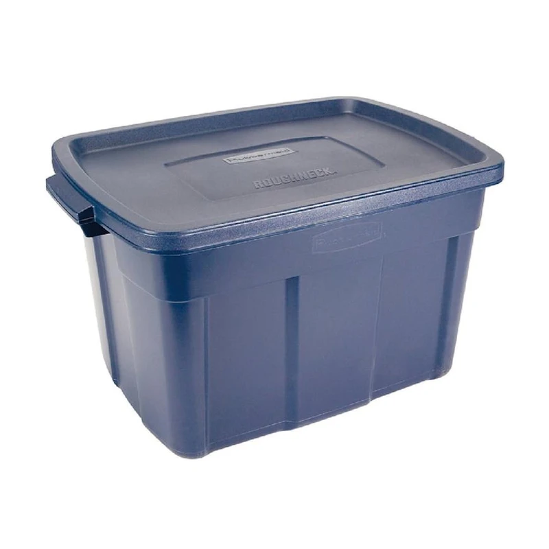 Roughneck 25 Gallon Blue Stackable Storage Box 23-5/16" H X 18-1/2" W X 28.875" D