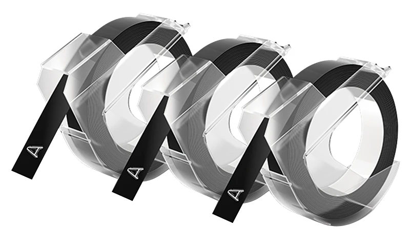 Embossing Tape Refill, 3/8-In. x 10-Ft.