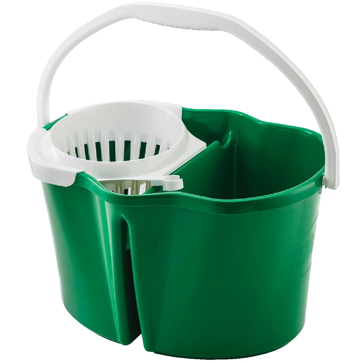 4 Gallon Green Clean & Rinse Bucket With Snap-in Wringer