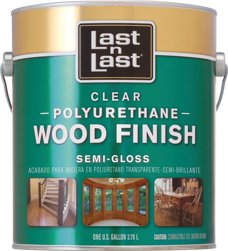 Wood Finish Semi-gloss Clear Polyurethane 1 Gallon