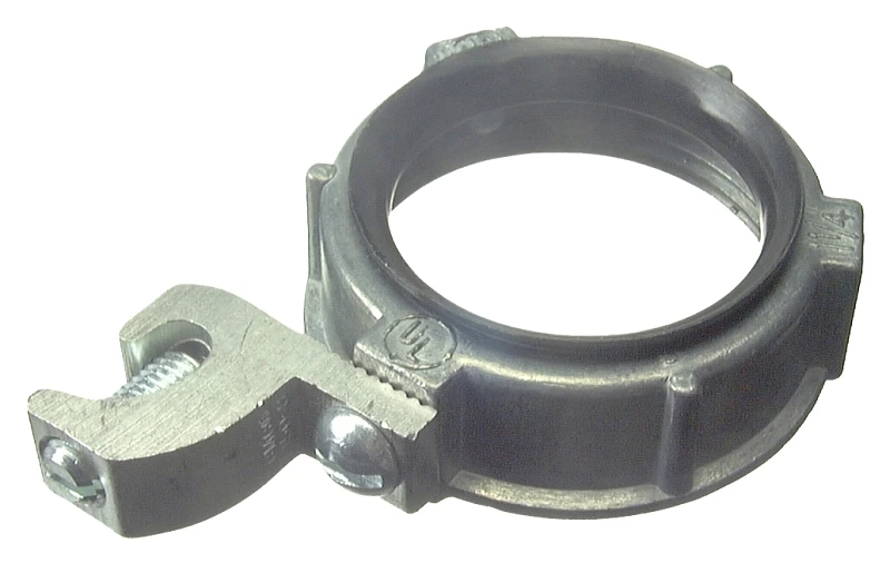 Insulated Metallic Grounding Bushing, One and One Quarter Inch Size