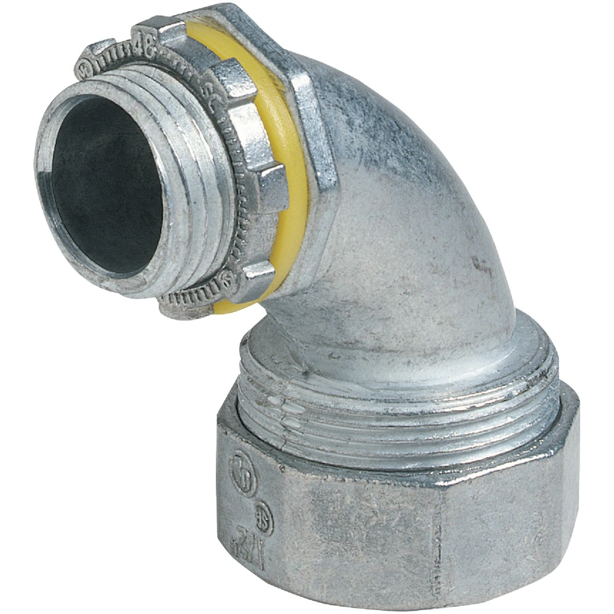 Multi-Piece Liquid Tight Straight and 90-Degree Connector, 0.5-Inch