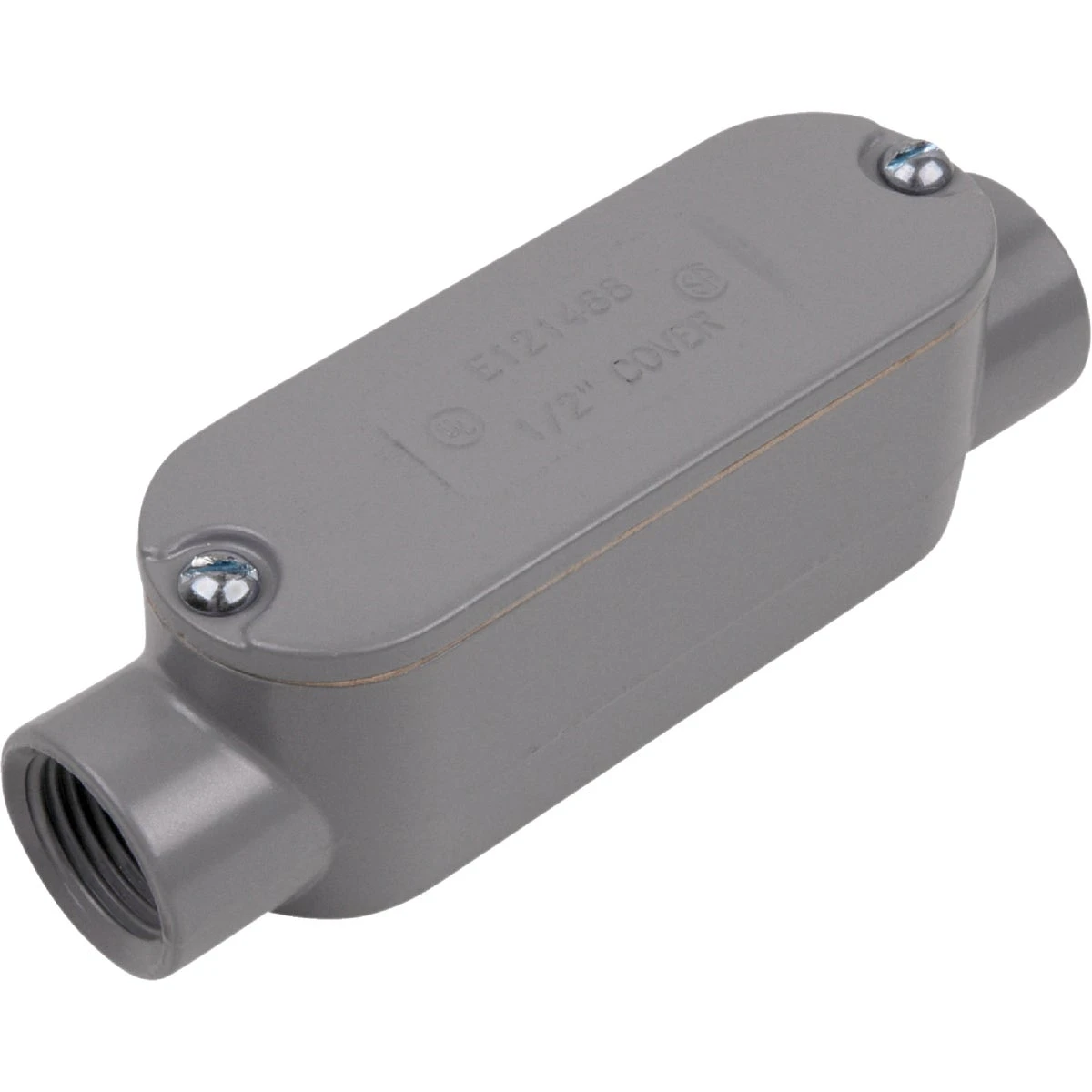 1/2 Inch Rigid Type C Conduit Body With Cover And Gasket