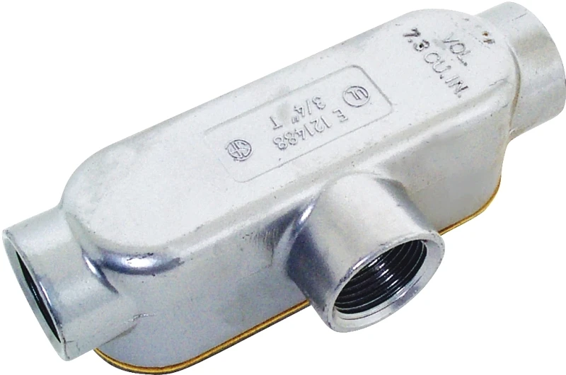 3/4 Inch Rigid Type T Threaded Conduit Body With Cover And Gasket