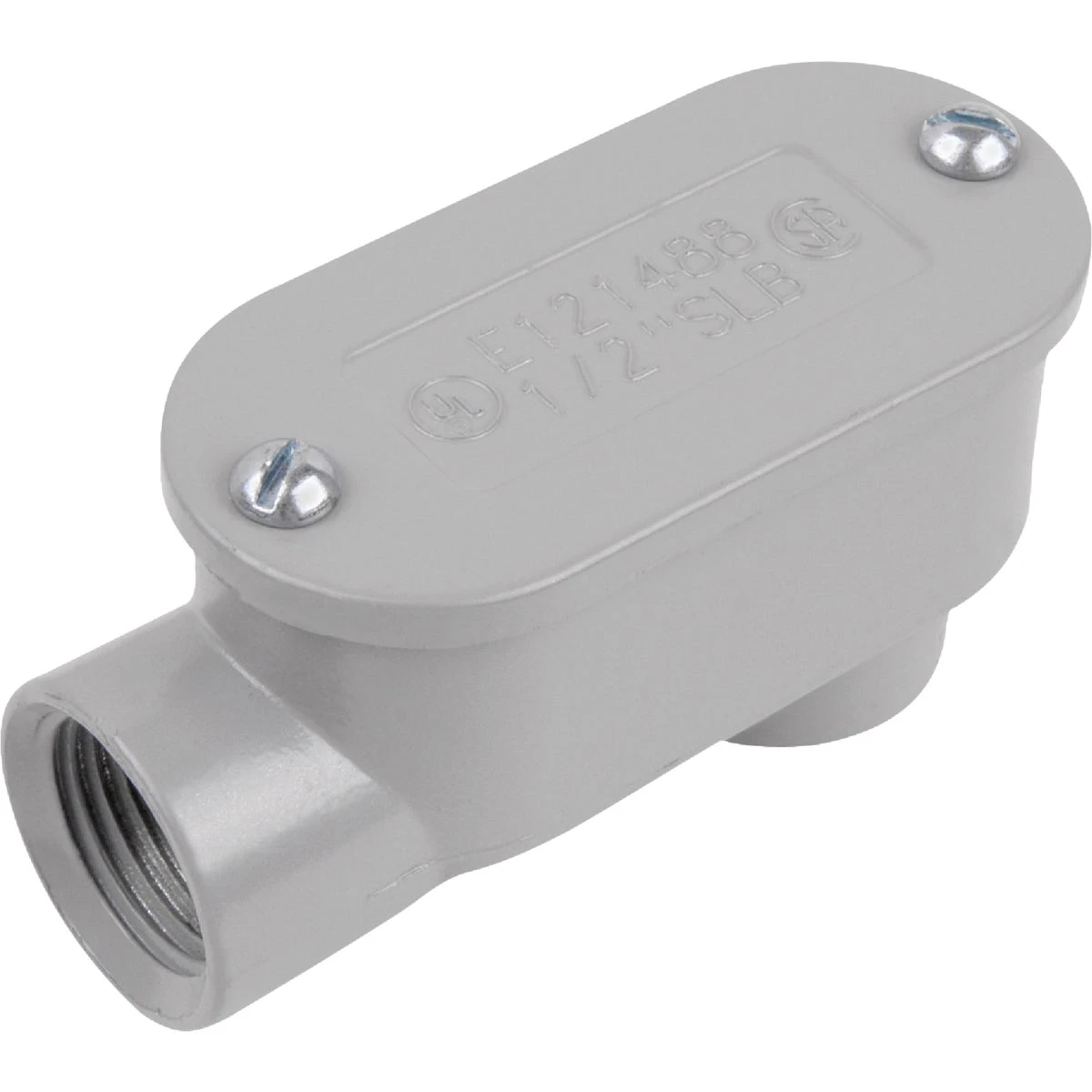 Service Entrance Elbow Conduit Fitting, 1 and 1 Quarter Inch Diameter