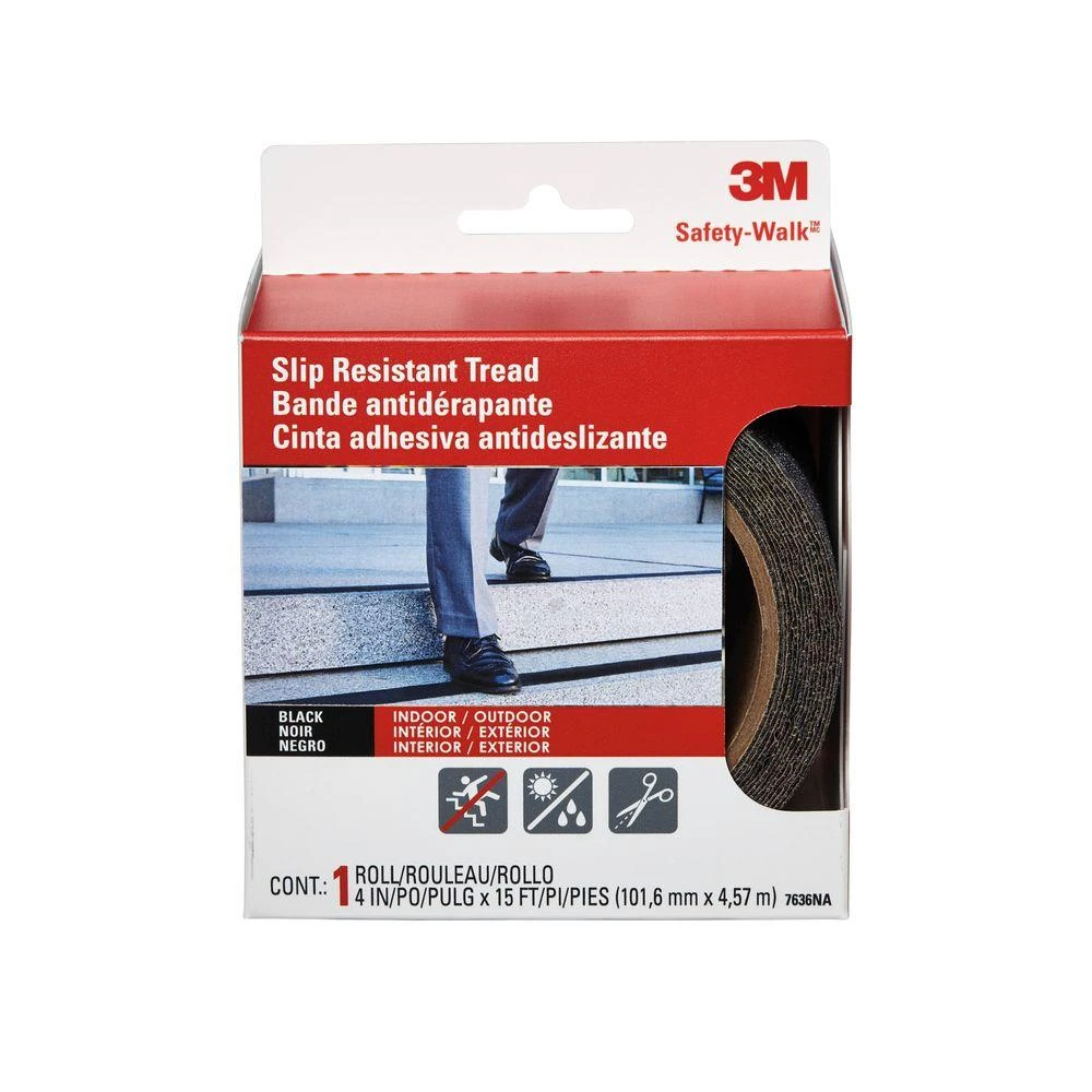 Safety Walk Slip-Resistant Tape, 4 In. x 15 Ft.