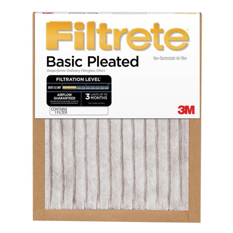 Filtrete 24" W X 16" H X 1" D Basic Pleated Air Filter, Merv 5