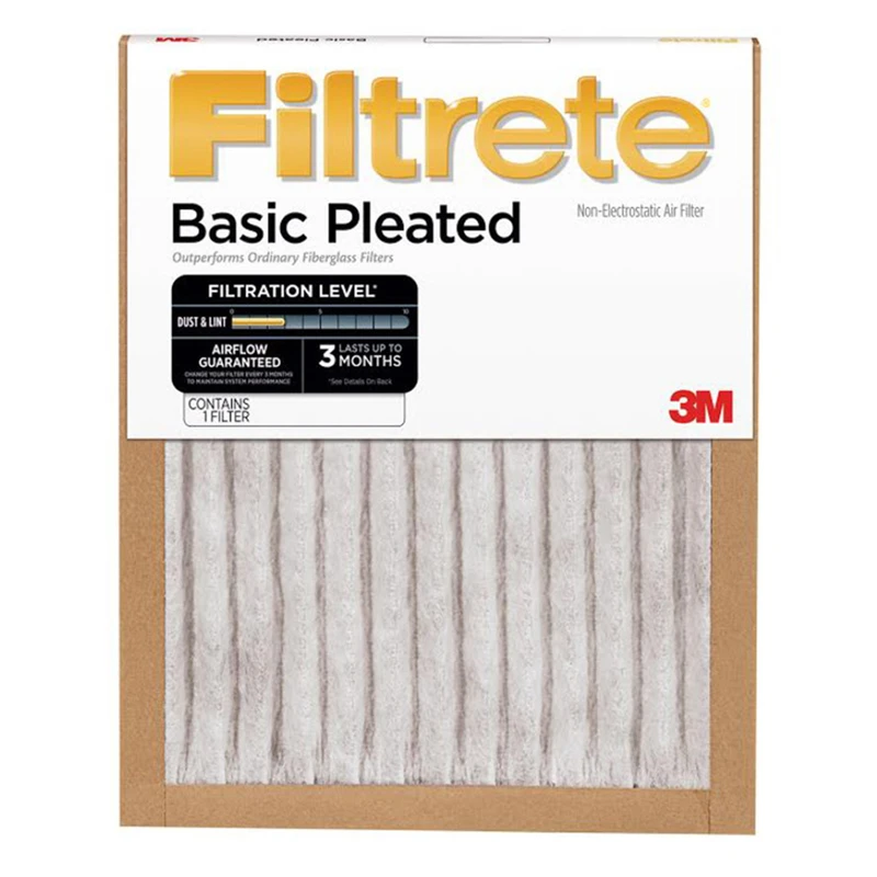 Pleated Air Filter, 14x20x1-inch, Mpr 250, Lasts 3 Months