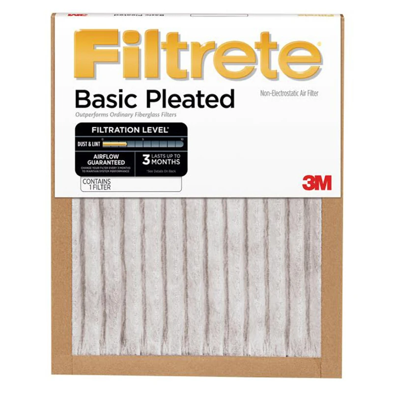 Pleated Air Filter, 20x25x1-inch, Mpr 250, Lasts 3 Months