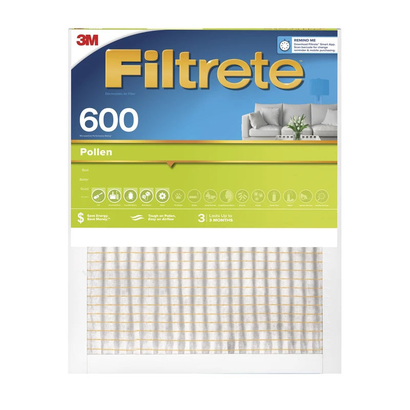 Filtrete 24 In. W X 16 In. H X 1 In. D Pleated Air Filter, Merv 6