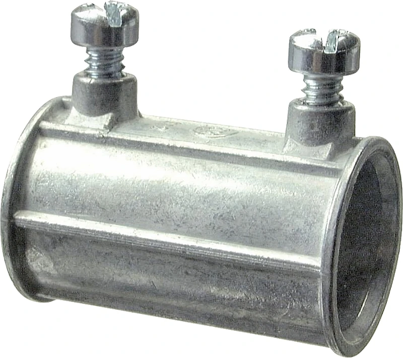 1-1/2-inch Electrical Metallic Tubing Set-screw Coupling, Die Cast Zinc