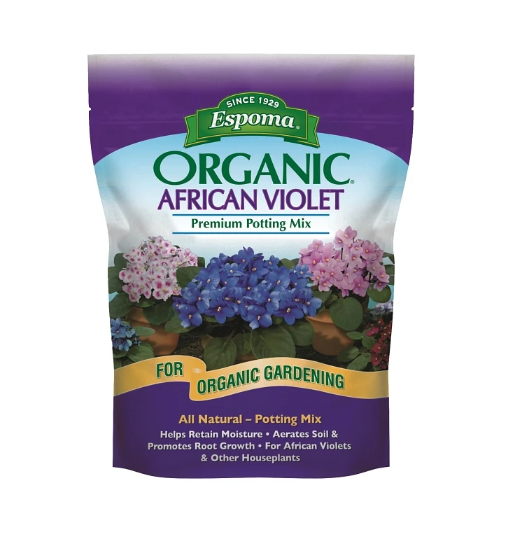 African Violet Potting Mix, 4 Quart - Ideal For Flowering Houseplants