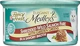 Fancy Feast Elegant Medleys Cat Food, Salmon And Greens, 3 Oz. Can - Gourmet Recipe