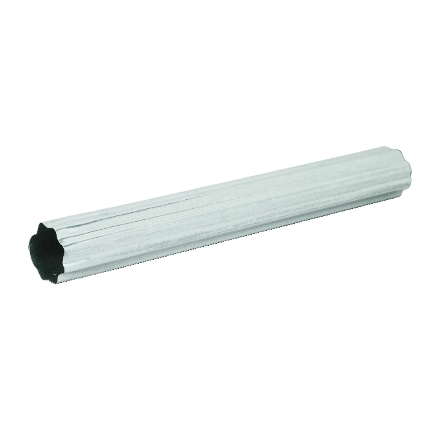 Amerimax 3 In. H X 3 In. W X 120 In. L Galvanized Steel Corrugated Downspout