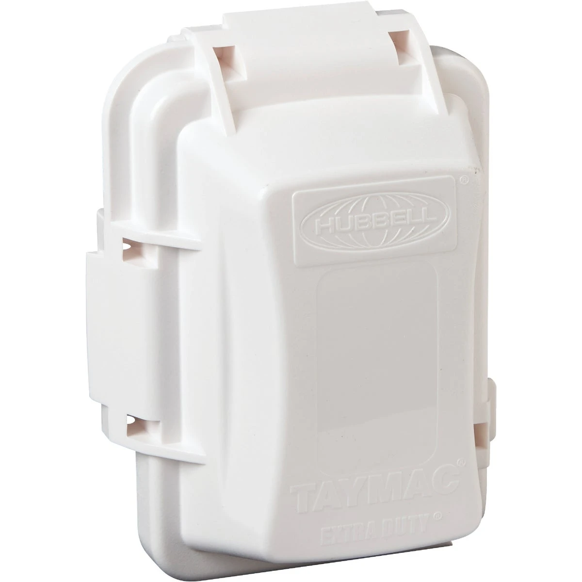 1 Gang Standard White Outlet Cover Plate Made of Durable Polycarbonate
