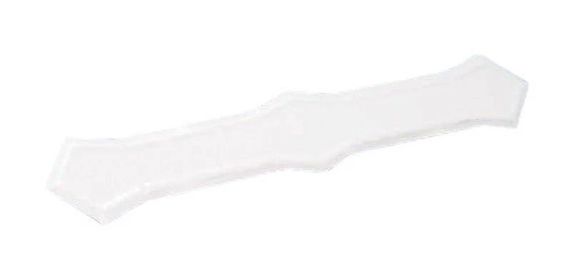 White Galvanized Steel Downspout Band For 2 X 3 & 3 X 4 Inch Downspouts