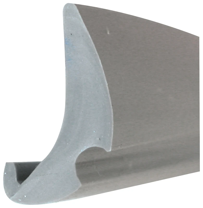 Gray Vinyl Glazing Spline Measuring 0.190 Inches by 0.470 Inches by 200 Feet