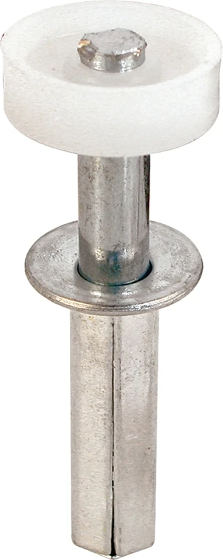 Spring-Loaded Bi-Fold Door Top Guide Wheel, 2-Pk.