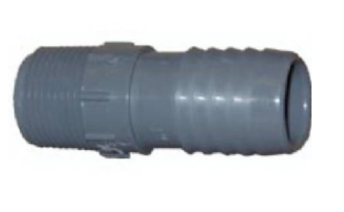 Reducing Male Adapter Pipe Fitting, 1" Insert X 1-1/2" Mip