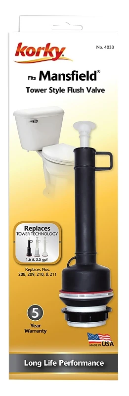 Toilet Flush Valve & Seal Kit for Mansfield