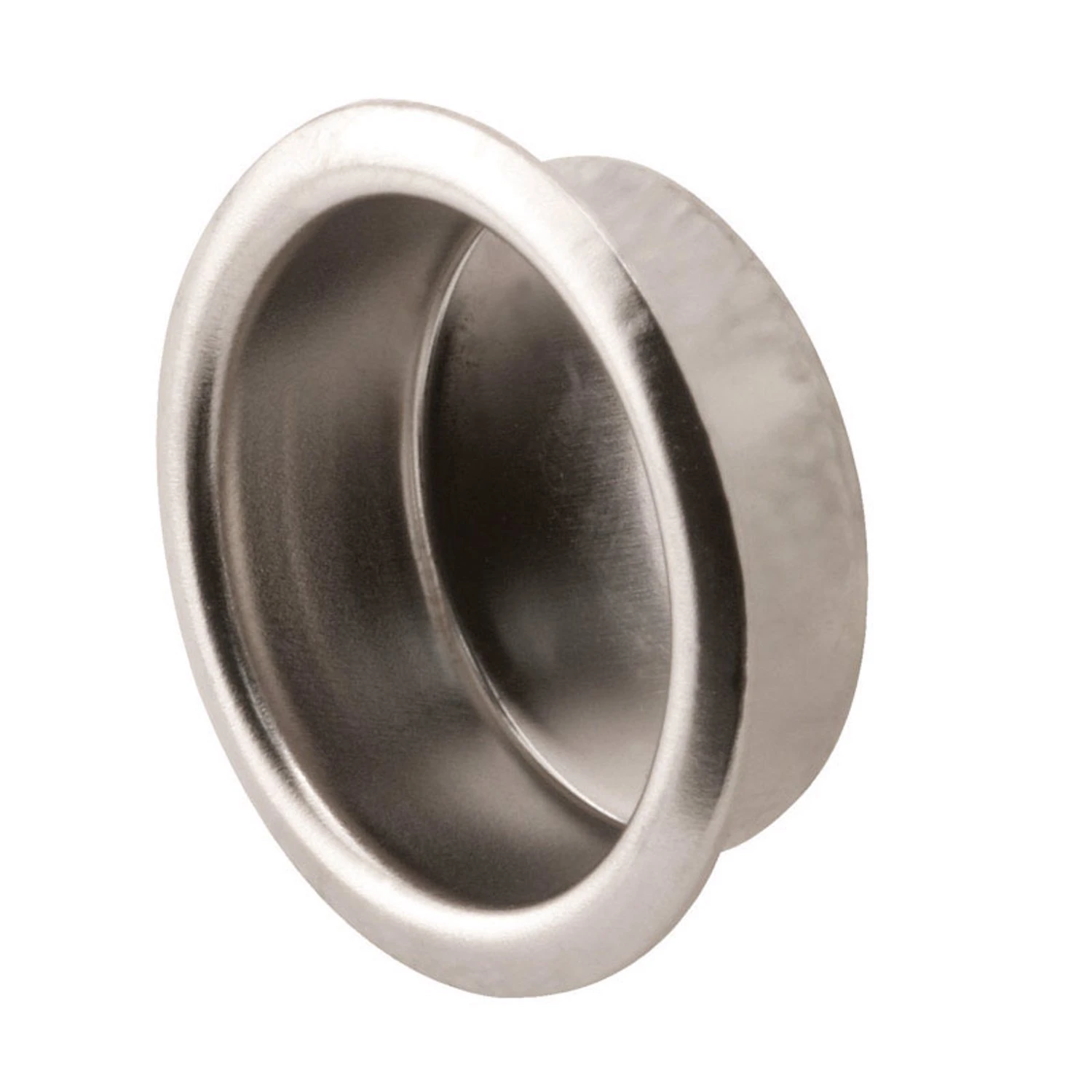 Sliding Closet Door Finger Pull, Nickel Plated, 4-Pk.