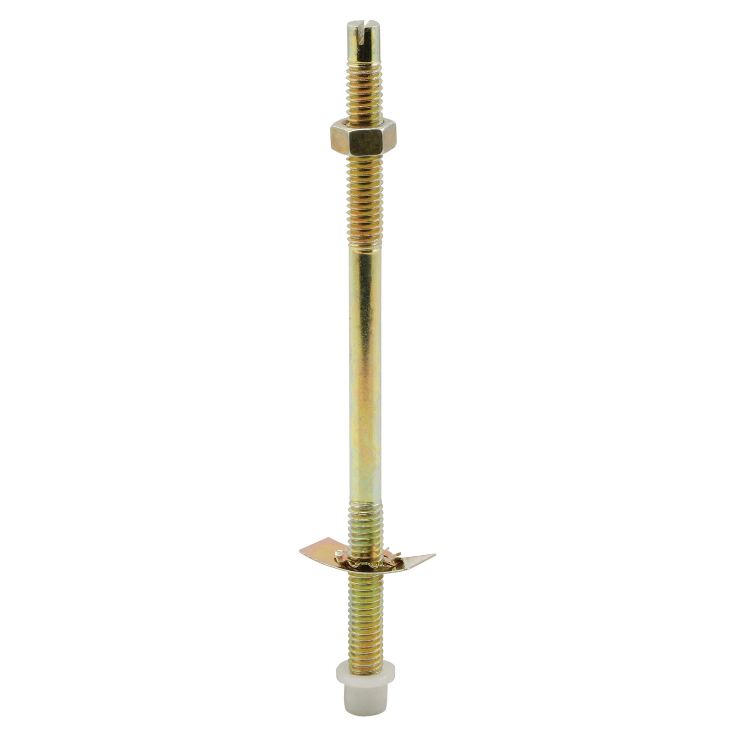 Bi-Fold Door Bottom Pivot Pin Assembly, 3/8 In. D Nylon Cap