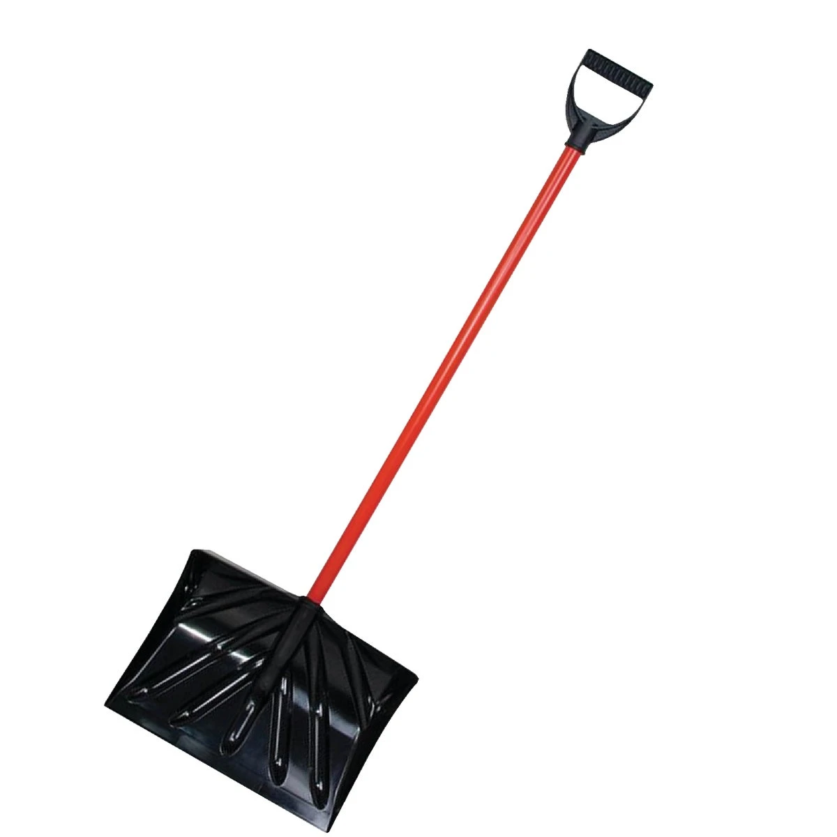 16 Inch Poly Snow Shovel & Pusher With 36 Inch Steel Handle