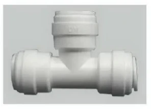 PEX Quick Connect Pipe Tee, 1/2 Inch by 1/2 Inch by 1/2 Inch