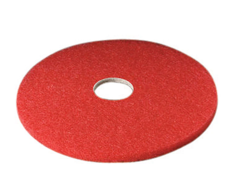 Scotch-brite 17 In. Red Non-woven Polyester Fiber Buffer Floor Pad - Model 5100