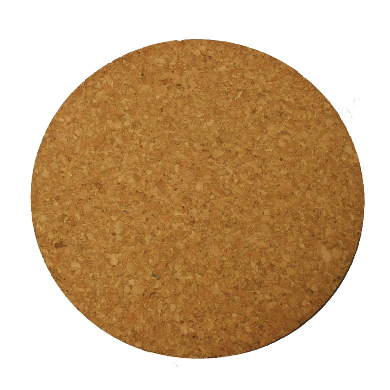 4 Inch Diameter Cork Saucer Mat for Plant Pots and Furniture Protection